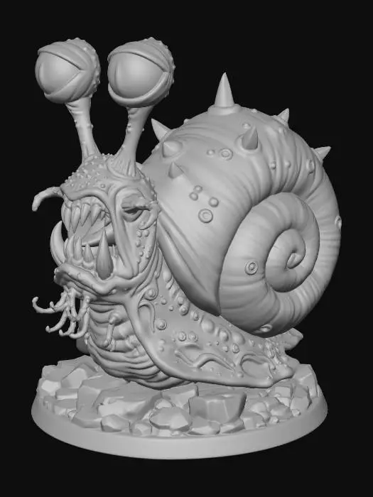 3D model for Gnarljaw Snail