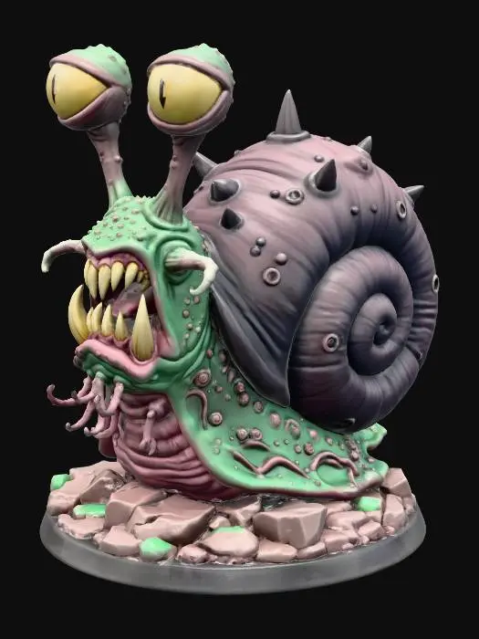 3D model for Gnarljaw Snail
