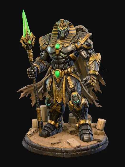 3D model for Emerald Pharaoh of the Eternal Sands