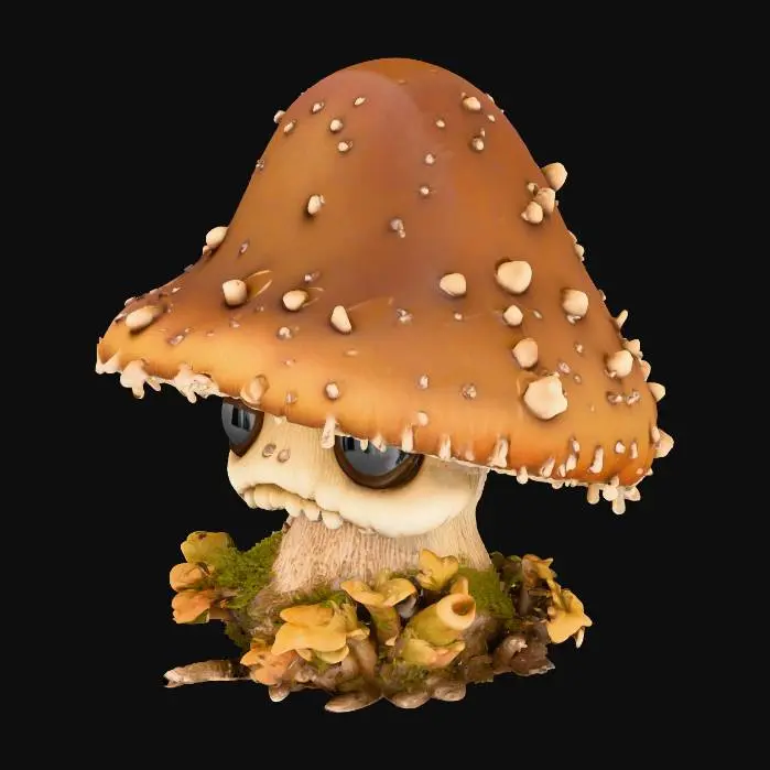 3D model for Mushroom Whimsy