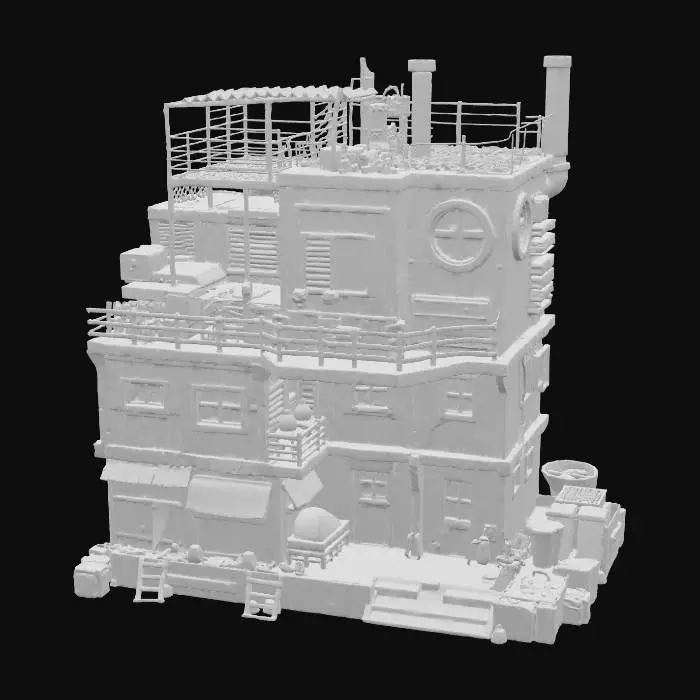 3D model for Seaside Dwelling