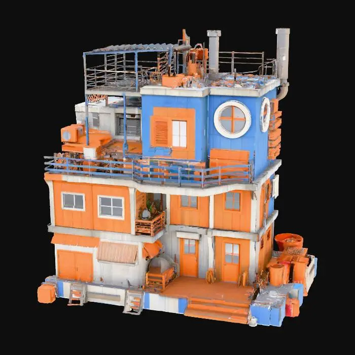 3D model for Seaside Dwelling