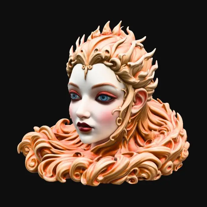 3D model for Ethereal Flourish