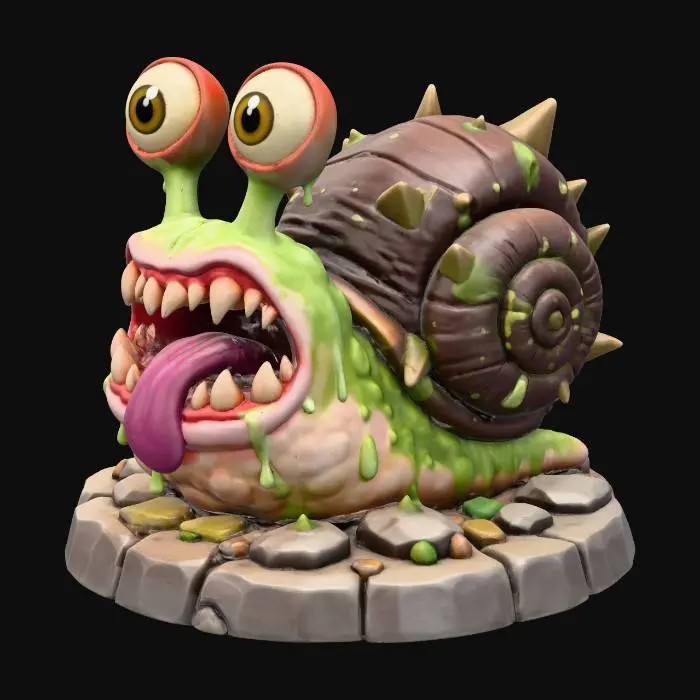 3D model for Slime Snail
