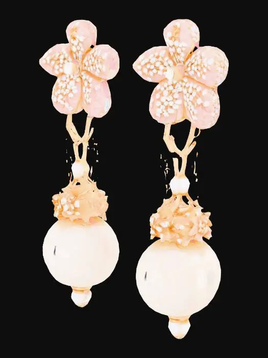 3D model for japneese style earrings

