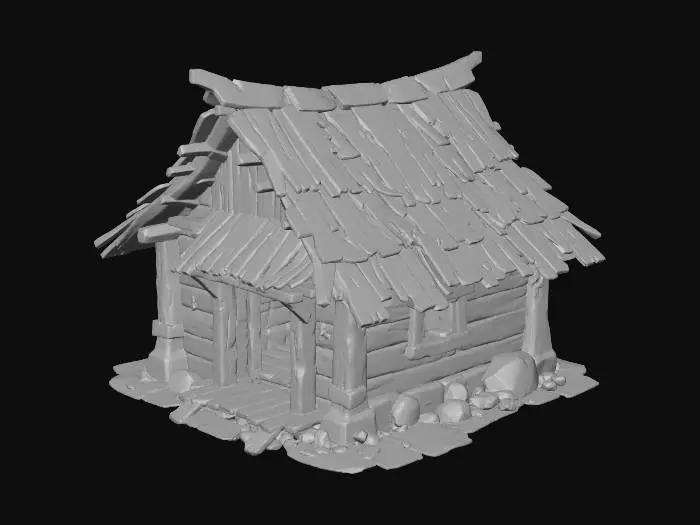 3D model for Rustic Cabin