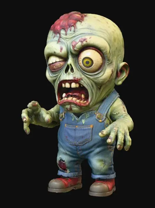 3D model for Zombie Toys, #Halloween2025#