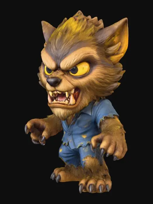 3D model for Mini Wolf, #Halloween2025#