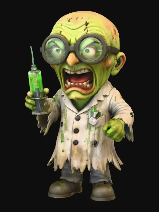 3D model for Mad Scientist's, #Halloween2025#