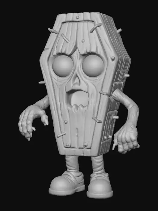 3D model for The Restless Coffin, #Halloween2025#