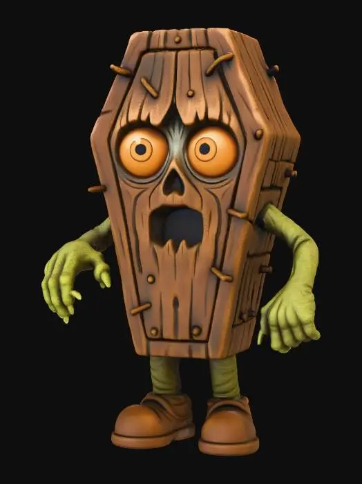 3D model for The Restless Coffin, #Halloween2025#