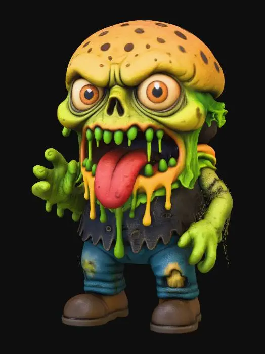 3D model for Burgergeist, #Halloween2025#