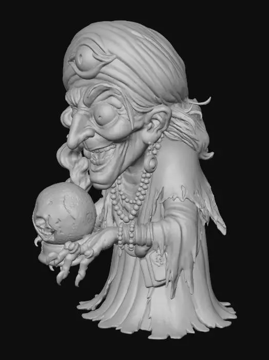 3D model for Madame Oracle, #Halloween2025#