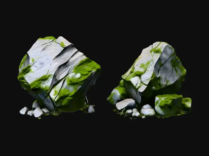 3D model for Mossy Monoliths