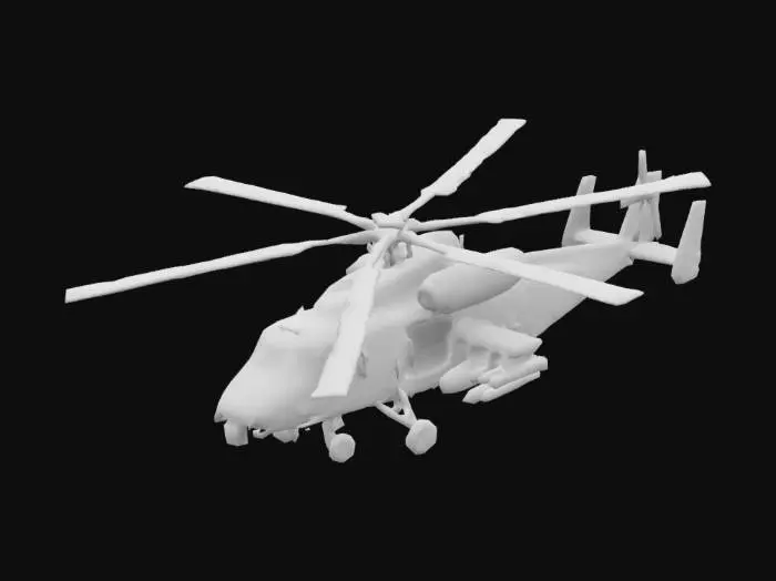 3D model for USA Army BlackHawk Helicopter
