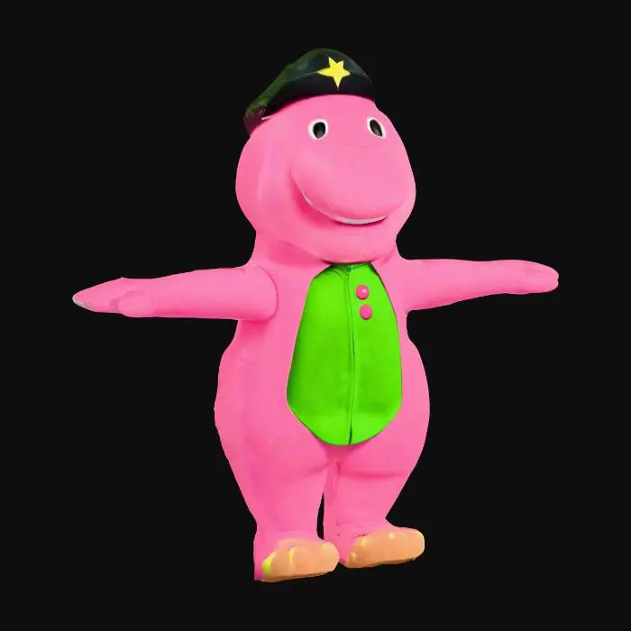 3D model for el barney peruano