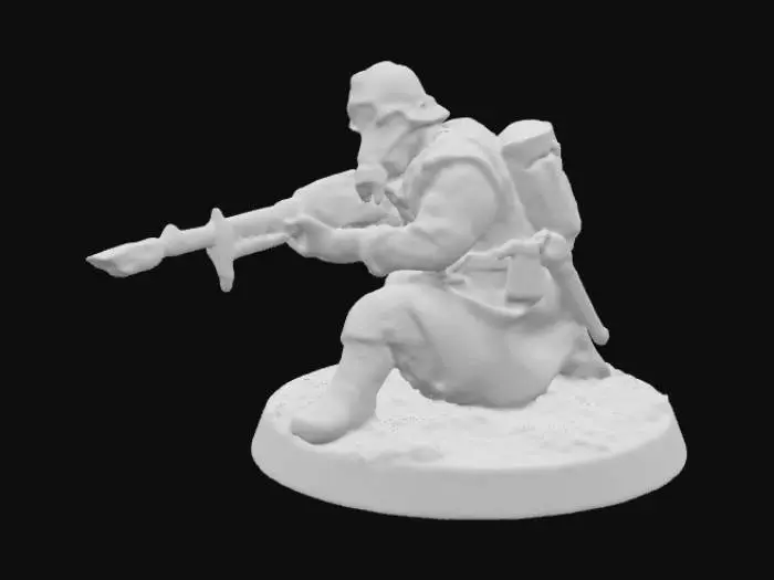 3D model for Kneeling Soldier Miniature