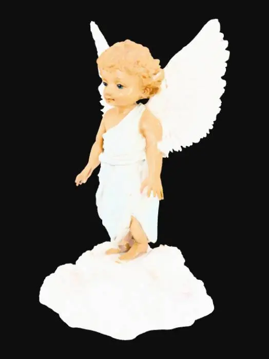 3D model for Cherub with wings

