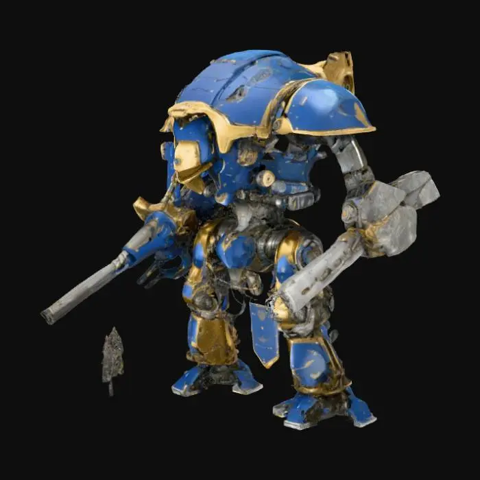 3D model for Warrior Mech Display