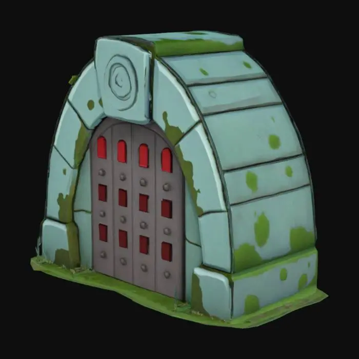 3D model for Dungeon Gate.