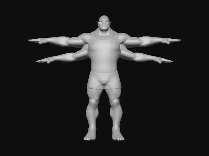 3D model for Six-Arm Cyclops