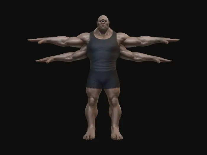 3D model for Six-Arm Cyclops