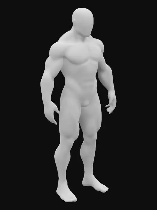 3D model for Crysis Nanosuit, muscular, black and red, glowing veins , Game Assets, Highly Detailed, Ultra Realistic, Symmetrical Body, A-pose, Full Body, ARMS AWAY FROM THE BODY
