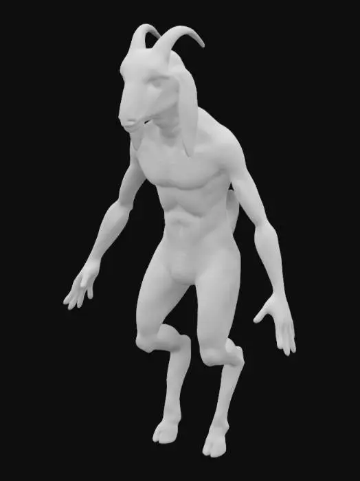 3D model for Satyr Sculpture