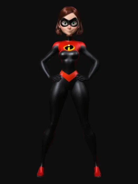 3D model for elastigirl from the incredibles 