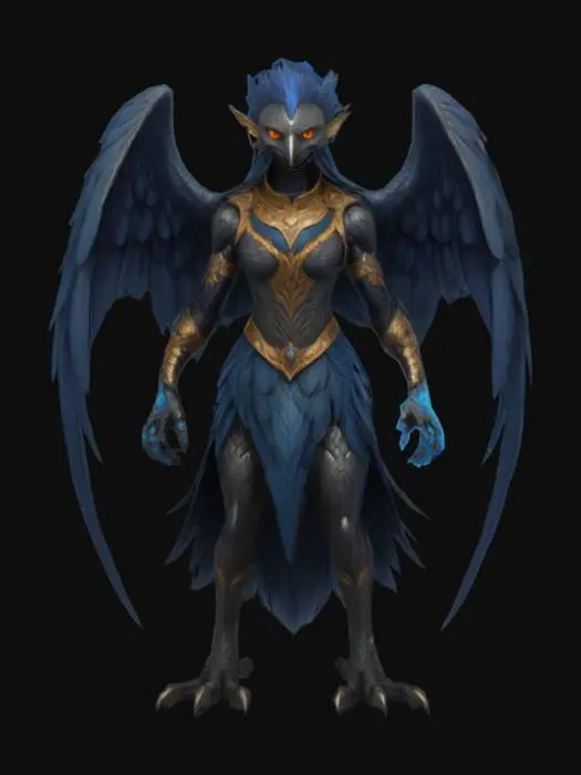 3D model for Storm Harpy