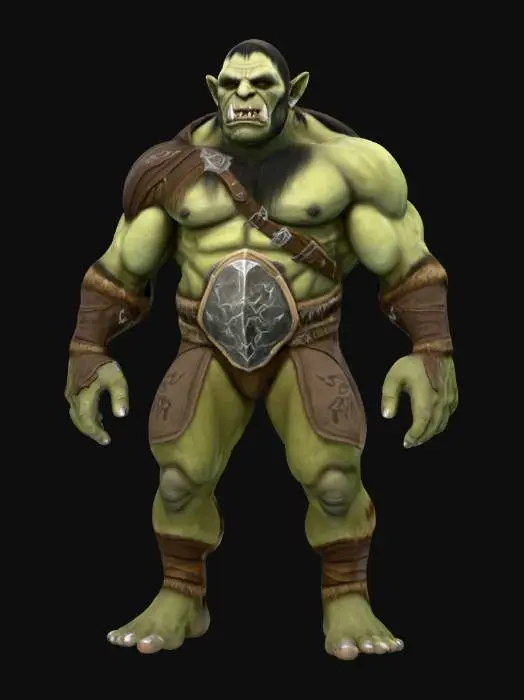 3D model for Orc Warrior