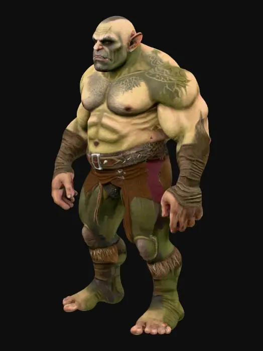 3D model for Orc Warrior