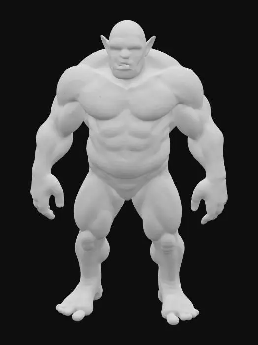 3D model for Orc Warrior