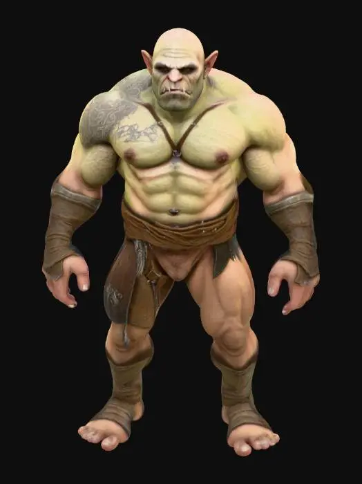3D model for Orc Warrior