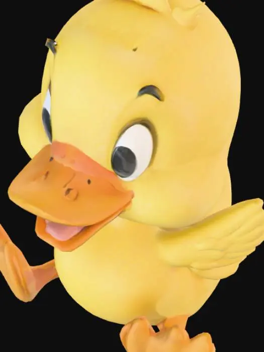 3D model for Quacky Sidekick, #PBR#