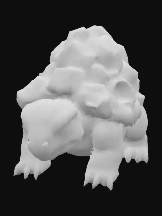 3D model for Lava-Shell Tortoise