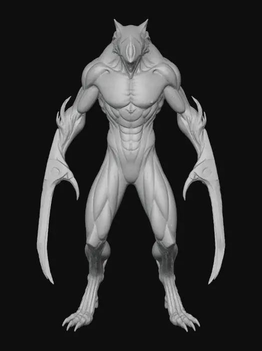 3D model for Cyclopean Warlord