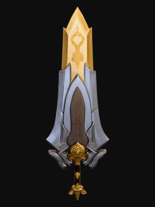 3D model for Obsidian Blade of Valor