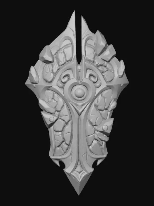 3D model for Molten Emblem, #Halloween2025#