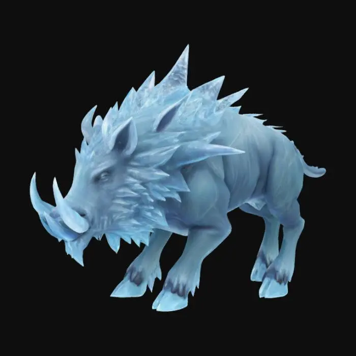 3D model for Frosted Boar Beast