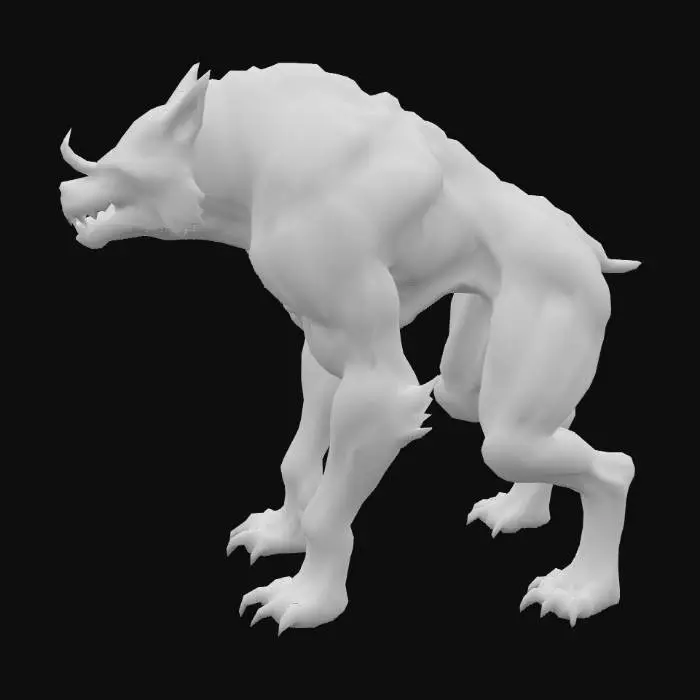 3D model for Lycanthrope Sentinel