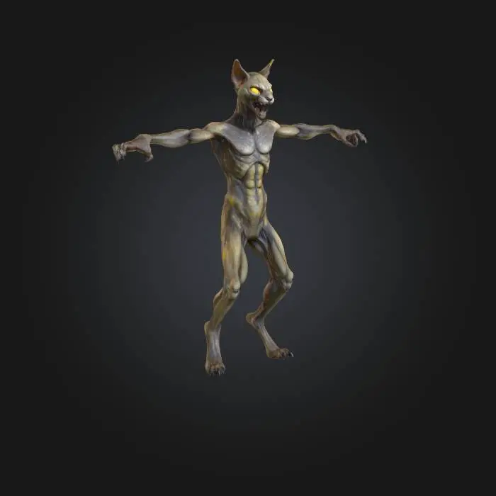 3D model for Feline Fiend