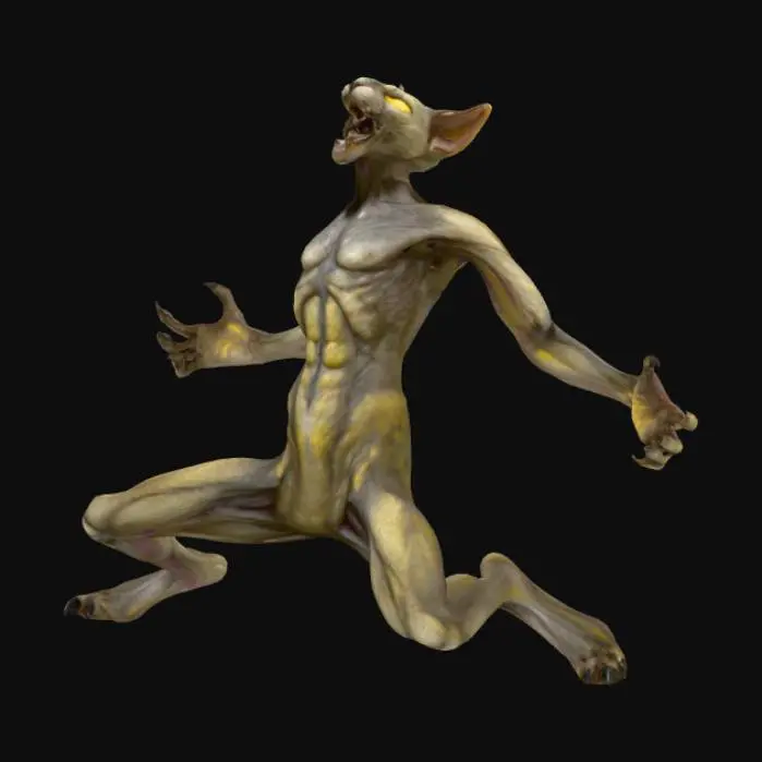 3D model for Feline Fiend