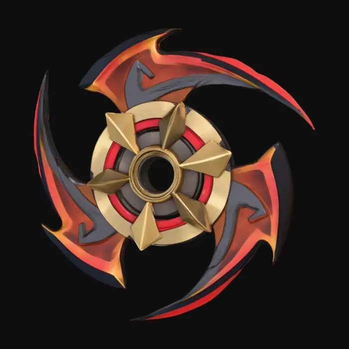 3D model for Shuriken Wheel