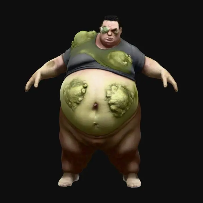 3D model for Infected Abomination, #Halloween2025#