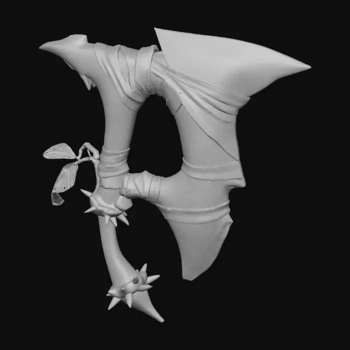 3D model for Bonecrusher Axe, #Halloween2025#