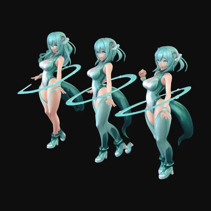 3D model for Aqua Wave Trilogy