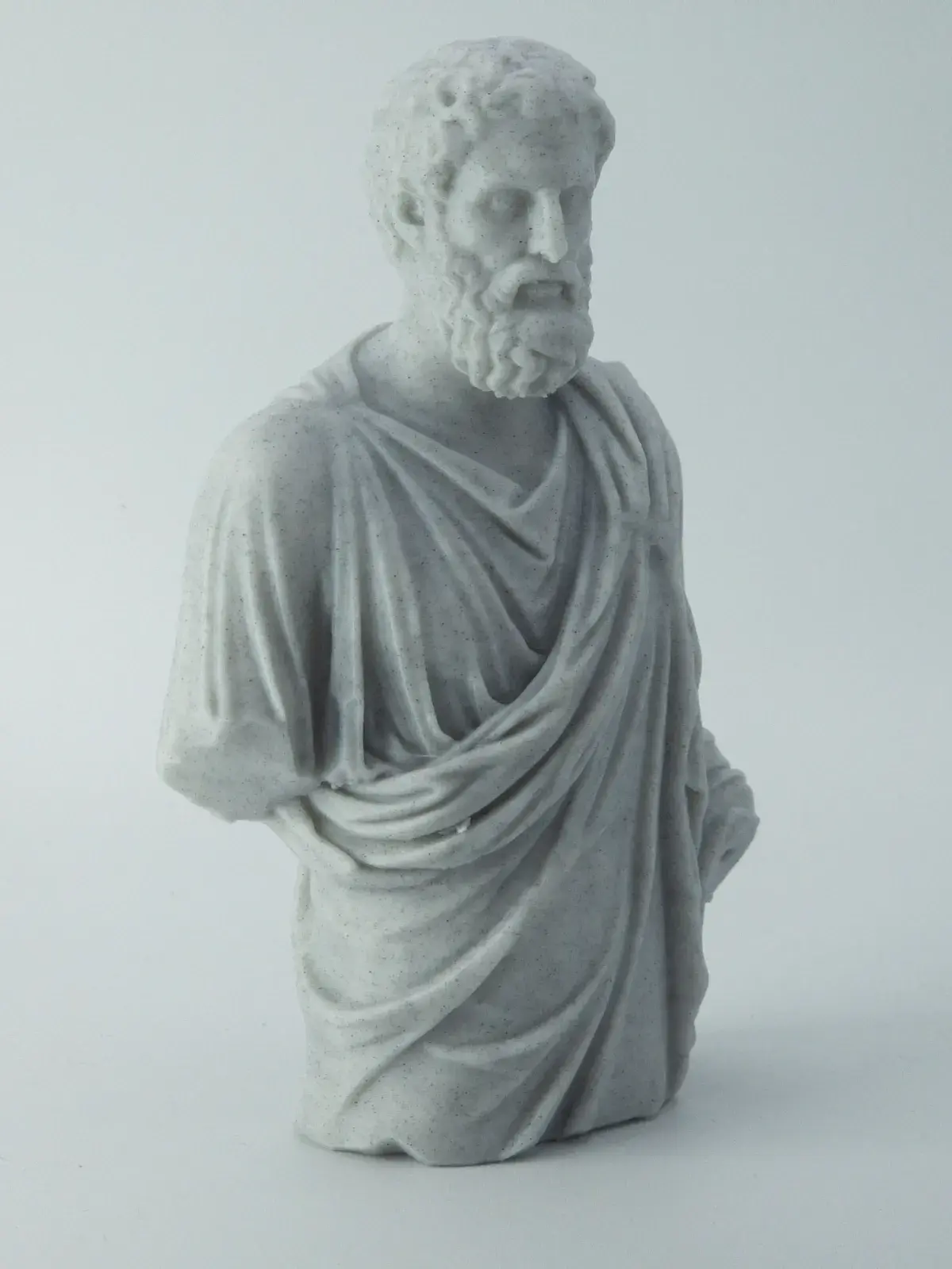 Greek Sculpture in Marble PLA 3D print file — real print photo by John Sirard