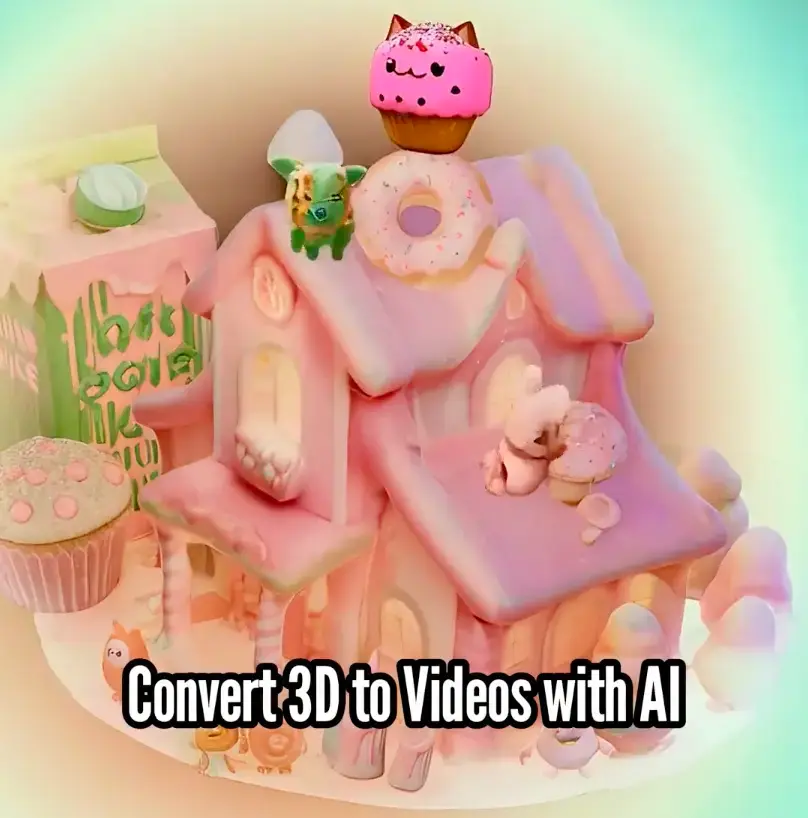 AI로 3D를 비디오로 변환하기