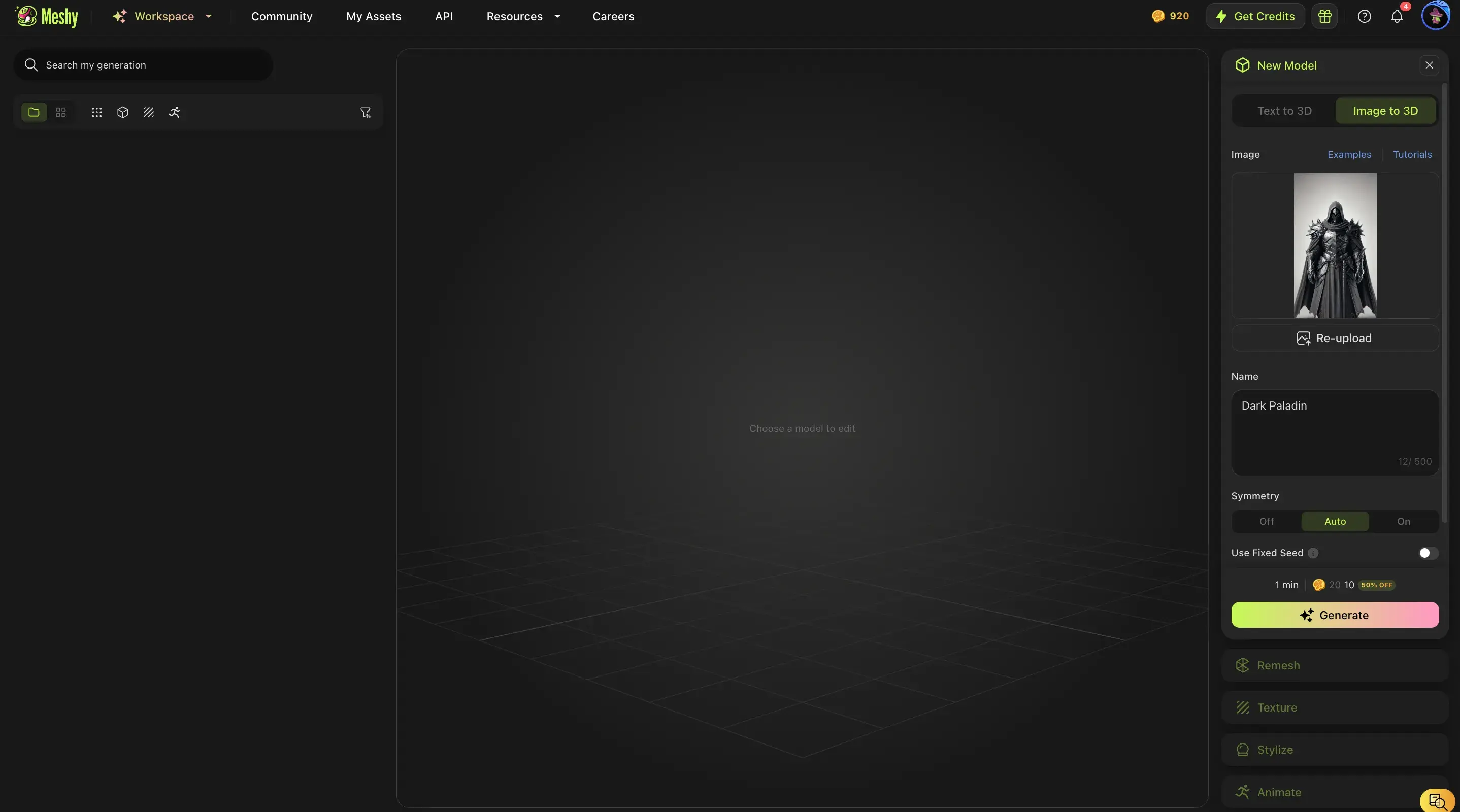 step-1-generate-a-model